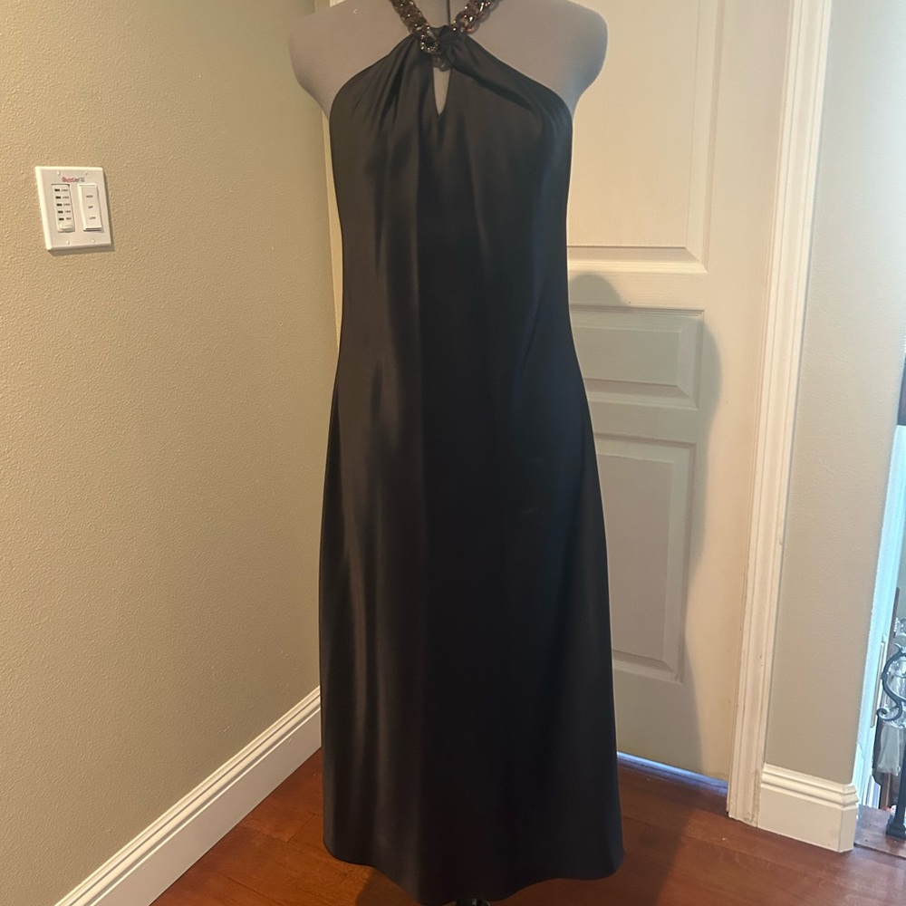 Jason Wu Black Halter Maxi Dress